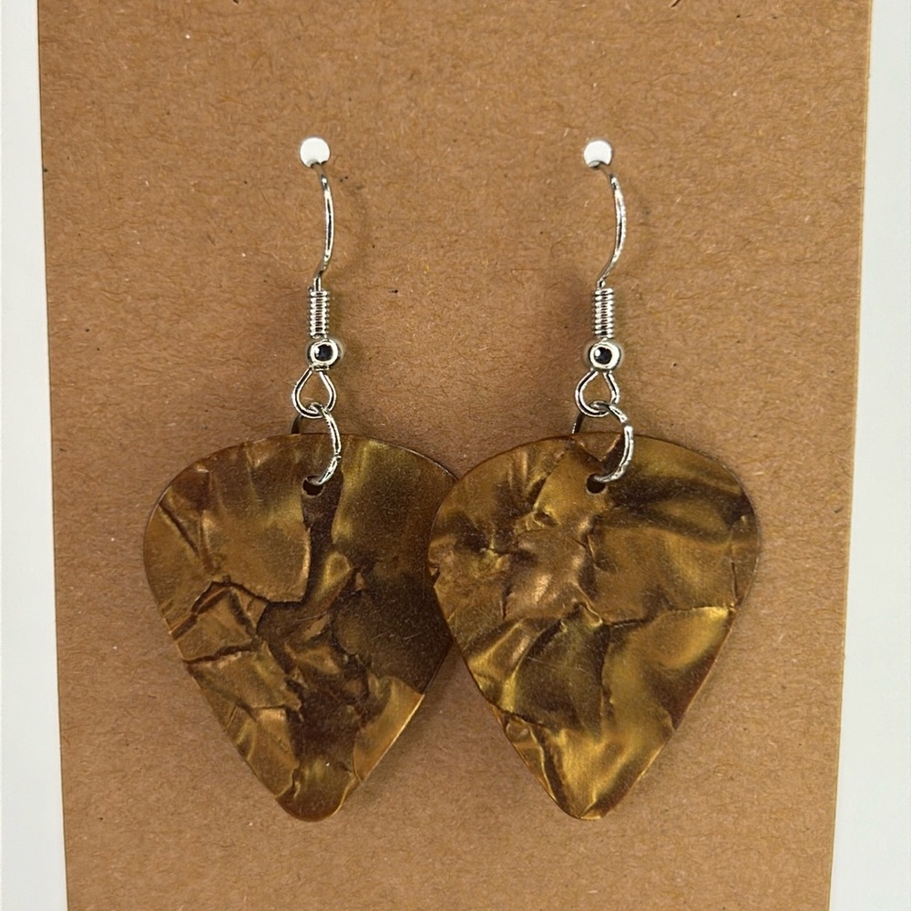 Guitar Pick Custom Earrings Fashion Jewelry - Picture 1 of 4